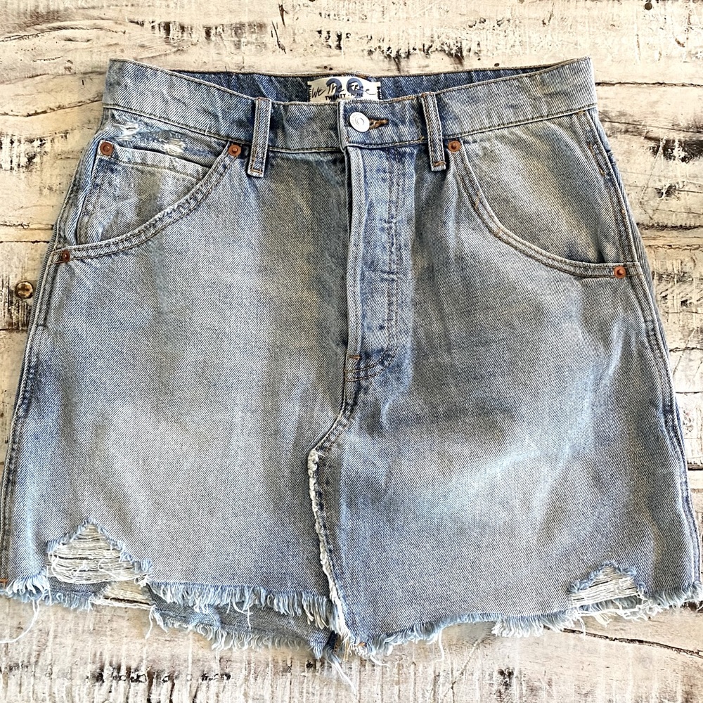 We The Free Denim skirt